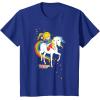 Rainbow Brite & Starlite Best Friends Vintage Sparkle Duo T-Shirt(Royal Blue)