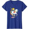 Rainbow Brite & Starlite Best Friends Vintage Sparkle Duo T-Shirt(Royal Blue)