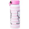 Silver Buffalo Rainbow Brite Stainless Steel Water Bottle with Swivel Handle, 20 Ounces(Hello Kitty)