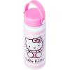 Silver Buffalo Rainbow Brite Stainless Steel Water Bottle with Swivel Handle, 20 Ounces(Hello Kitty)