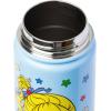Silver Buffalo Rainbow Brite Stainless Steel Water Bottle with Swivel Handle, 20 Ounces(Rainbow Brite)