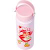Silver Buffalo Rainbow Brite Stainless Steel Water Bottle with Swivel Handle, 20 Ounces(Strawberry Shortcake)