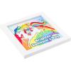 Silver Buffalo Rainbow Brite Starlite Twink Brighten Someone’s Day Gel Coat 6″ x 6″ Framed MDF Wall Art