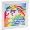 Silver Buffalo Rainbow Brite Starlite Twink Brighten Someone’s Day Gel Coat 6″ x 6″ Framed MDF Wall Art