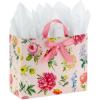 Hallmark 10″ Large Mother’s Day Gift Bag with Tissue Paper (Vintage Floral with Pink Bow) for Easter, Bridal Showers, Graduations, New Moms(Floral)