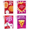 Hallmark Assorted Valentines Day Cards for Kids, 12 Cards with Envelopes (Sports, Pizza, Video Games)(Fun Games  4 Designs  3 Cards each with Envelopes)