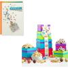 Hallmark Birthday Card with Broadway Basketeers Gourmet Snacks Gift Tower – Birthday Snack Box with Sweet and Savory Treats