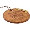 Hallmark Channel Perfect Pairing Wood Charcuterie Board with Spreader (12″ Diameter) Gift for Fans