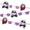 Hallmark Disney Tim Burton’s The Nightmare Before Christmas 72″ Christmas Garland, Fabric, Gifts for Disney Fans