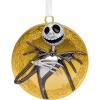 Hallmark Disney Tim Burton’s The Nightmare Before Christmas Jack Skellington on Moon Christmas Ornament, Metal, Gifts for Disney Fans