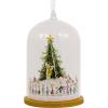 Hallmark Dr. Seuss’s How The Grinch Stole Christmas! Whoville Christmas Tree Cloche Christmas Ornament, Glass and Paper, Gifts for Dr. Seuss Fans