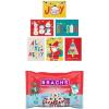 Hallmark Festive Boxed Christmas Card Assortment for Kids (36 Cards with Envelopes) with Brach’s Peppermint Nougats (11oz)