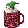 Hallmark Keepsake Christmas Ornament 2019 Year Dated I I Love Hallmark Channel Snowman in Mug, Challen