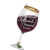 Hallmark Keepsake Christmas Ornament 2021, Hallmark Channel The Perfect Pairing Wine Glass