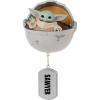 Hallmark Keepsake Christmas Ornament, Star Wars: The Empire Strikes Back Into The Carbon-Freezing Chamber with Light, Sound and Motion, Gifts for Star Wars Fans(Grogu in Hovering Pram)