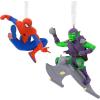 Hallmark Marvel Super Heroes Mystery Christmas Ornaments, Set of 2, Shatterproof(Spider-Man & Green Goblin)