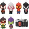Hallmark Marvel Super Heroes Mystery Christmas Ornaments, Set of 2, Shatterproof(Spider-Man Mystery)