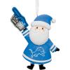 Hallmark NFL Detroit Lions Santa Fan Christmas Ornament, Gifts for Sports Fans