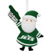 Hallmark NFL New York Jets Santa Fan Christmas Ornament, Gifts for Sports Fans