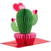 Hallmark Paper Wonder Pop Up Valentines Day Card, Displayable Bouquet (Happy Heart)(Pop Up  Honeycomb Cactus)