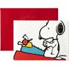 Hallmark Peanuts Blank Cards, Snoopy Typing (10 Cards with Envelopes)
