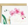 Hallmark Pink Orchid Thank You Notes (20 Blank Cards with Envelopes) for Bridal Shower, Baby Shower, Wedding, Birthday
