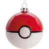 Hallmark Pokémon Pikachu Blown Glass Christmas Ornament, Anime Merch Tree Decoration, Multi Color(Poké Ball)