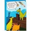 Hallmark Shoebox Funny Graduation Card (Dinosaur Commencement)(Dinosaur Keynote Speaker)