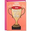 Hallmark Shoebox Funny Mother’s Day Card from Son or Daughter (World’s Best Mom Trophy)