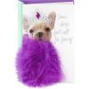 Hallmark Signature Birthday Card for Her (Colorful Balloons)(Fancy French Bulldog)