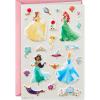 Hallmark Signature Blank Card (Disney Princess Dresses)(Belle  Ariel  Jasmine  Cinderella)