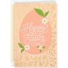 Hallmark Signature Easter Card (Happiness of Spring) Vintage Easter Card Design(Peach)