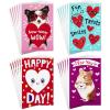 Hallmark Signature Paper Wonder Pop Up Valentines Day Cards Assortment (4 Cards with Envelopes)(Kids Happy Heart Day)