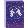 Hallmark Signature Romantic Birthday Card (Love You More Letterboard)(Astronauts  Favorite Place in the Universe)