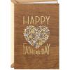 Hallmark Signature Wood Fathers Day Card for Dad (Nuts and Bolts Heart)
