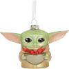 Hallmark Star Wars: The Mandalorian Grogu Holding Cup Christmas Ornament, Blown Glass