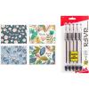 Hallmark Thank You Cards, Painted Florals (48 Count with Envelopes) and Pentel R.S.V.P Ballpoint Pens (Pack of 5) for Bridal Showers, Birthdays, Graduations, Any Occasion