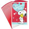 Hallmark Valentines Day Cards for Kids School, Sea Creatures (8 Classroom Valentines with Envelopes)(10 Cards and 10 Envelopes  Peanuts Snoopy)