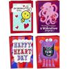 Hallmark Valentines Day Cards for Kids School, Sea Creatures (8 Classroom Valentines with Envelopes)(Red/Purple)
