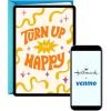 Hallmark and Venmo All-Occasion Card (Turn Up the Happy) for Birthdays, Graduations, Holidays