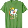 Rainbow Brite & Starlite Best Friends Vintage Sparkle Duo T-Shirt(Grass Green)