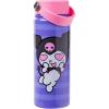Silver Buffalo Rainbow Brite Stainless Steel Water Bottle with Swivel Handle, 20 Ounces(Kuromi)