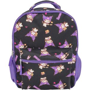 AI ACCESSORY INNOVATIONS Rainbow Brite Backpack for Girls, 16 x 12 x 5 inch School Bag with Laptop Pocket(Kuromi)