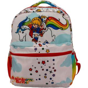 AI ACCESSORY INNOVATIONS Rainbow Brite Backpack for Girls, 16 x 12 x 5 inch School Bag with Laptop Pocket(Rainbow Brite)