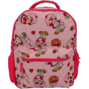 AI ACCESSORY INNOVATIONS Rainbow Brite Backpack for Girls, 16 x 12 x 5 inch School Bag with Laptop Pocket(Strawberry Shortcake)