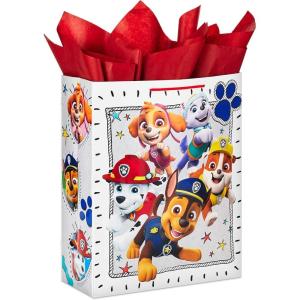 Hallmark 15″ Extra Large Paw Patrol Gift Bag with Tissue Paper for Birthdays, Kids Parties, Christmas, Holidays(Paw Patrol)