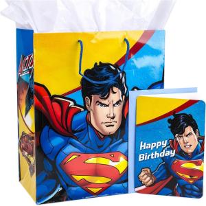 Hallmark Batman Pop Up Birthday Card for Him (Epic Day) Signature Paper Wonder 3D Card(Large Superman)