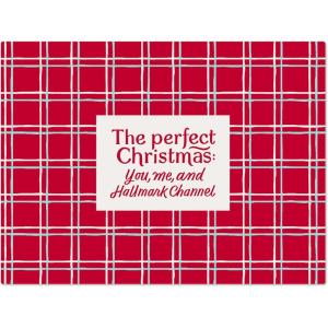 Hallmark Channel Oversized Sherpa Blanket, 60″ x 80″ (The Perfect Christmas) Gift for Fans