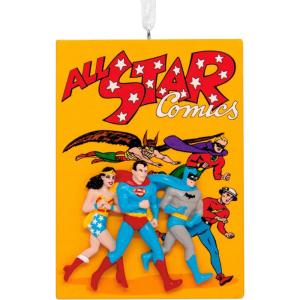 Hallmark DC Justice League Comic Book Christmas Ornament, Super Hero Gifts