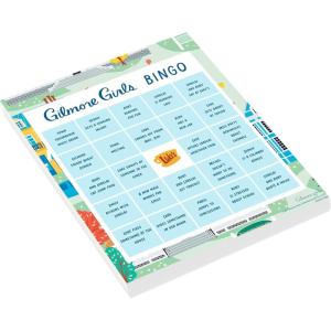 Hallmark Gilmore Girls Bingo Game Pad (6 Designs, 102 Sheets) Mom Gift for Mother’s Day